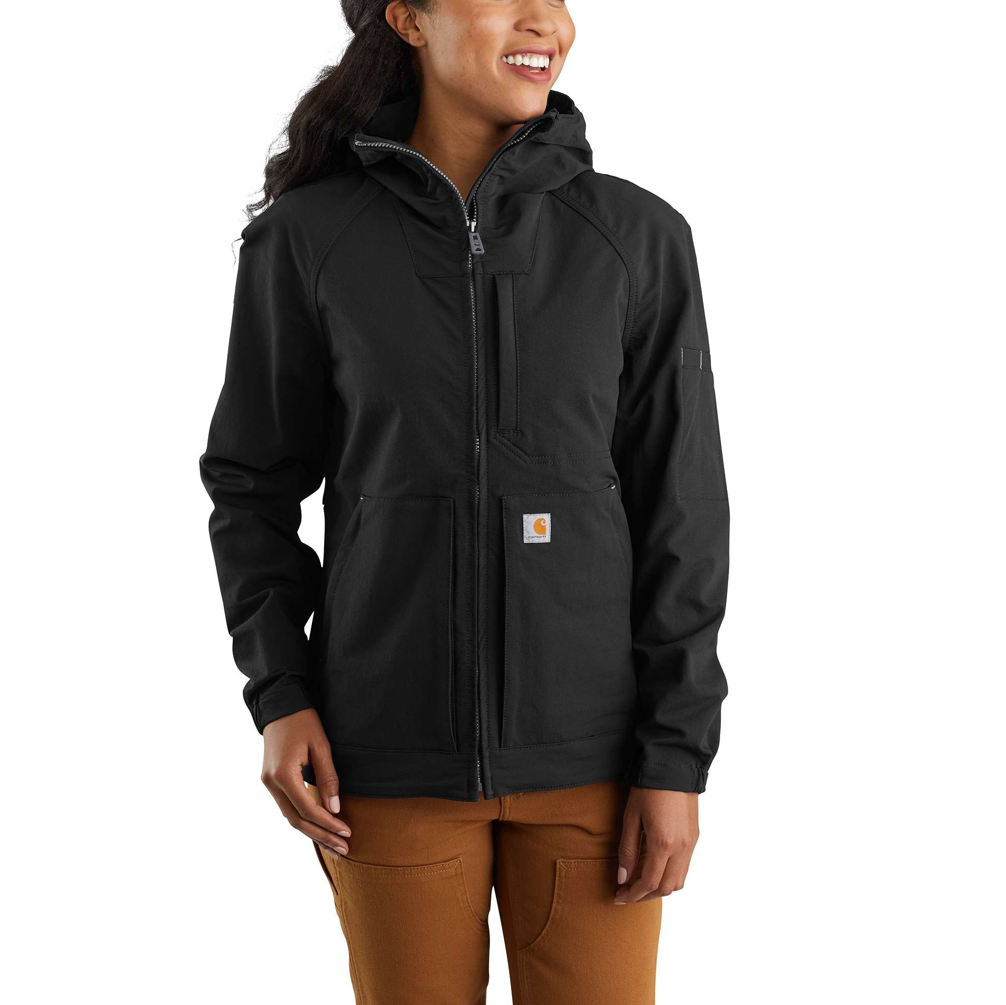 Carhartt Women's Loose Fit Weathered Duck Coat, Black, X-Small : :  Clothing, Shoes & Accessories