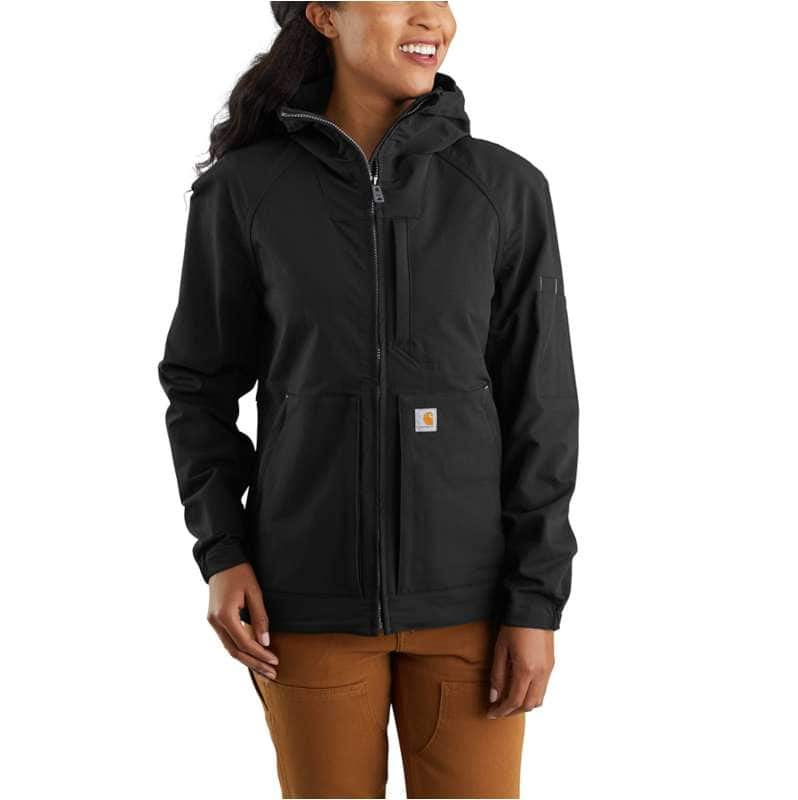 Carhartt  Black Super Dux™ Relaxed Fit Lightweight Hooded Jacket