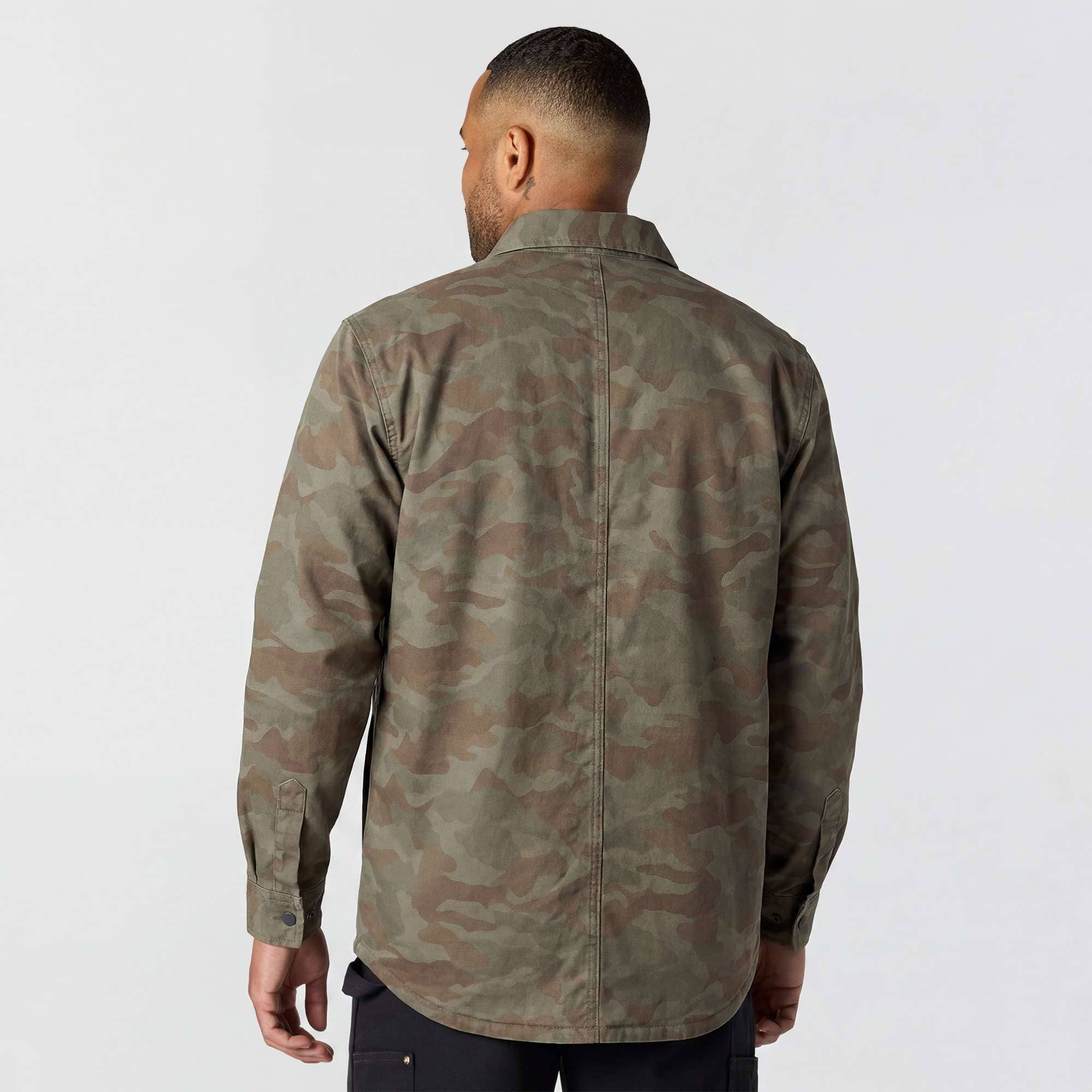 Additional thumbnail 3 of Rugged Flex™ Relaxed Fit Canvas Fleece-Lined Shirt Jac