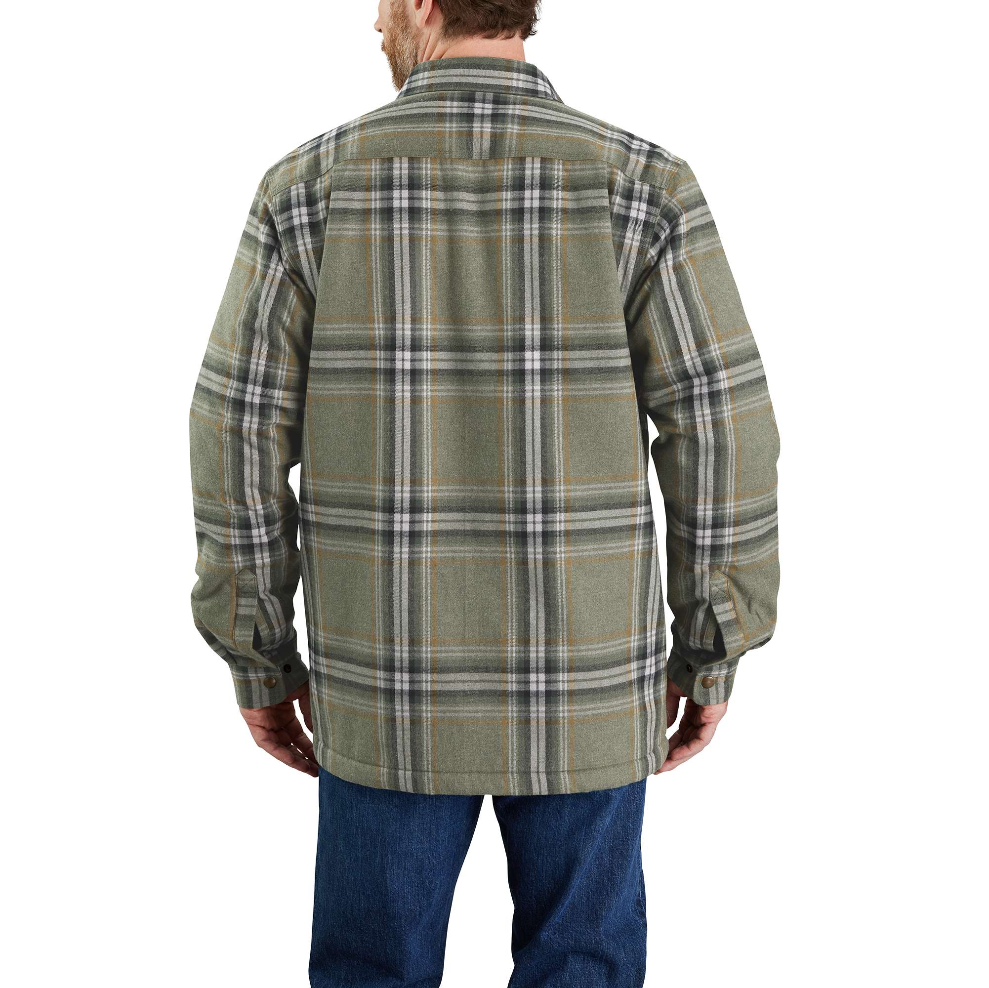 Additional thumbnail 2 of Relaxed Fit Heavyweight Flannel Sherpa-Lined Shirt Jac