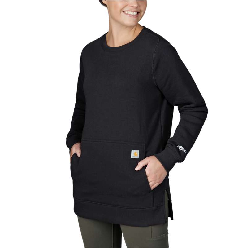 Carhartt  Black Carhartt Force™ Relaxed Fit Lightweight Sweatshirt