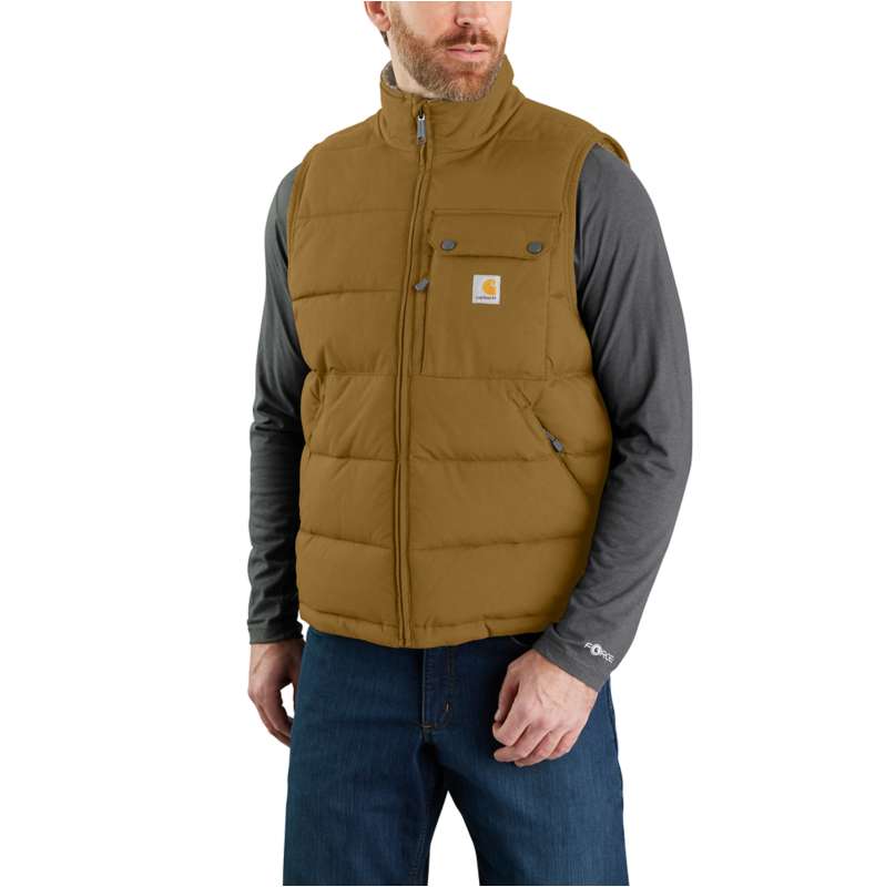 Carhartt  Oak Brown Carhartt Montana Loose Fit Insulated Vest