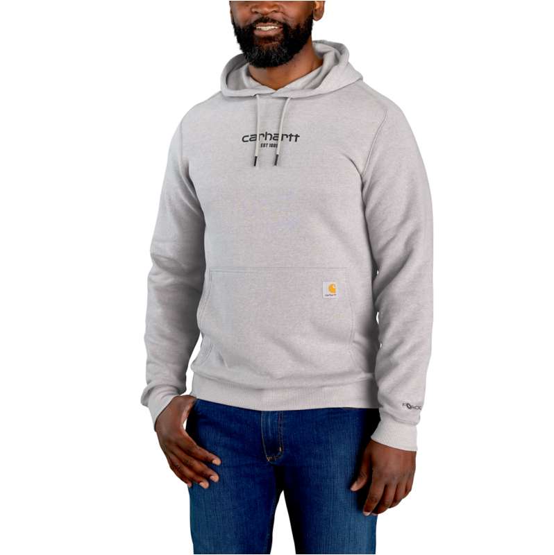 Carhartt  Asphalt Heather Carhartt Force™ Relaxed Fit Lightweight Logo Graphic Sweatshirt