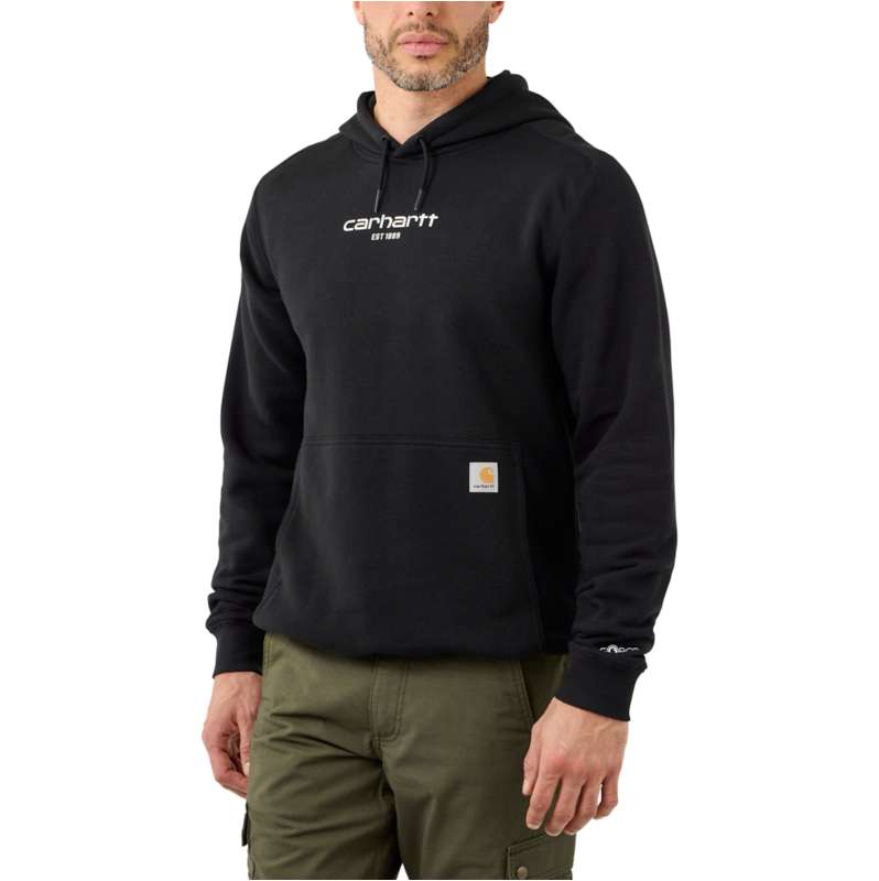 Carhartt  Black Carhartt Force™ Relaxed Fit Lightweight Logo Graphic Sweatshirt