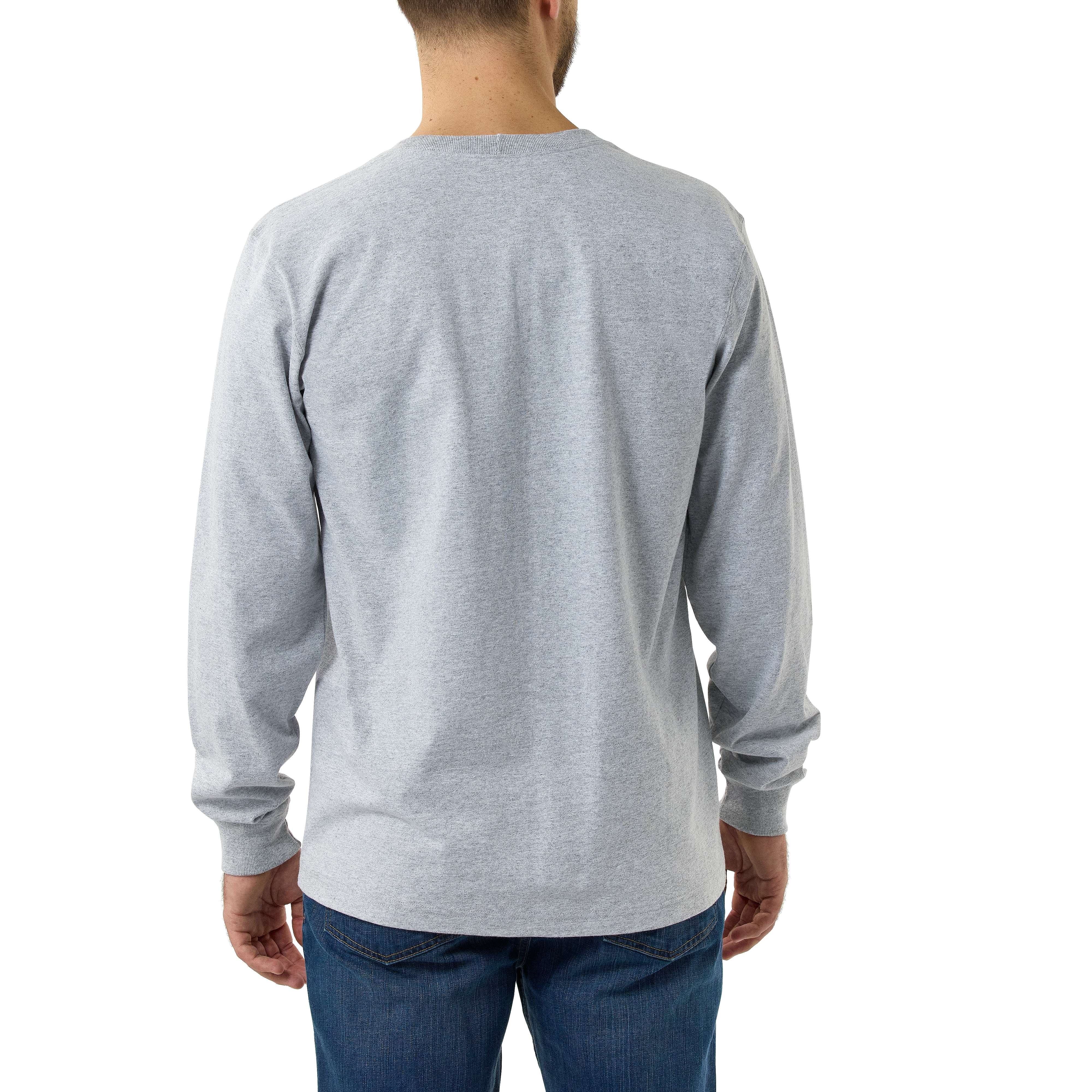 Additional thumbnail 2 of Relaxed Fit Heavyweight Long-Sleeve Script Graphic T-Shirt