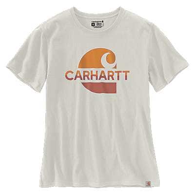 Carhartt LOOSE FIT HEAVYWEIGHT SHORT-SLEEVE FADED 'C' GRAPHIC T-SHIRT - front