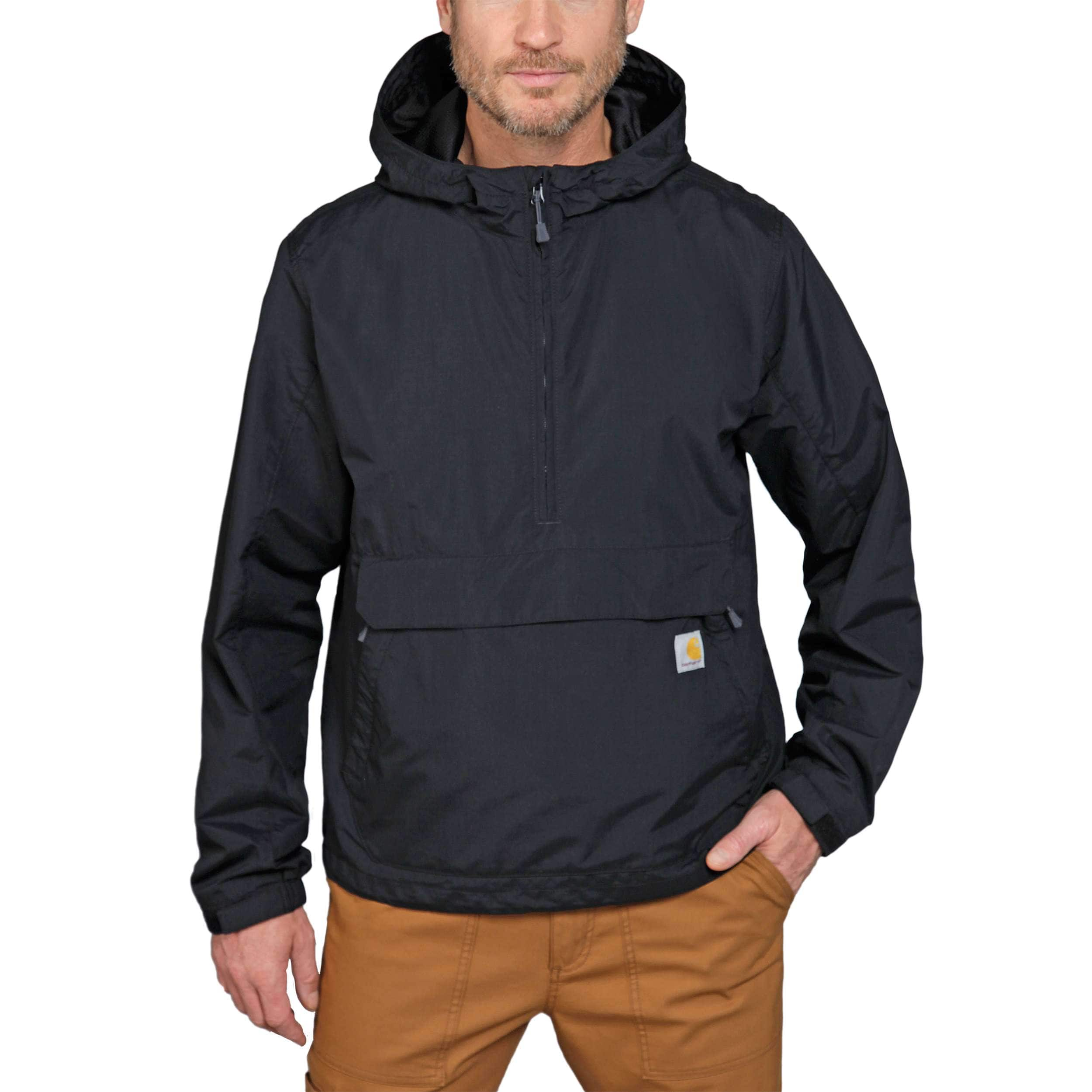 Carhartt Rain Defender® Sudadera con cremallera completa con forro de  sherpa de peso medio y ajuste relajado para hombre