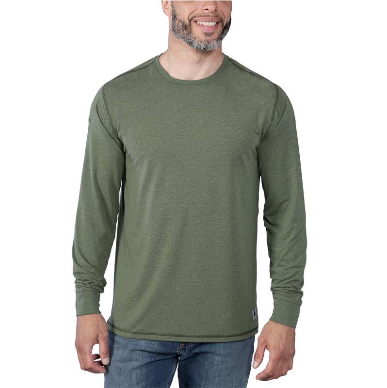 Carhartt  Chive Heather Carhartt Lwd Relaxed Fit Long-Sleeve T-Shirt