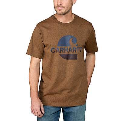 Carhartt RELAXED FIT HEAVYWEIGHT SHORT-SLEEVE 'C' GRAPHIC T-SHIRT - front