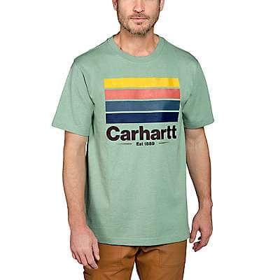Carhartt RELAXED FIT HEAVYWEIGHT SHORT-SLEEVE LINE GRAPHIC T-SHIRT - front