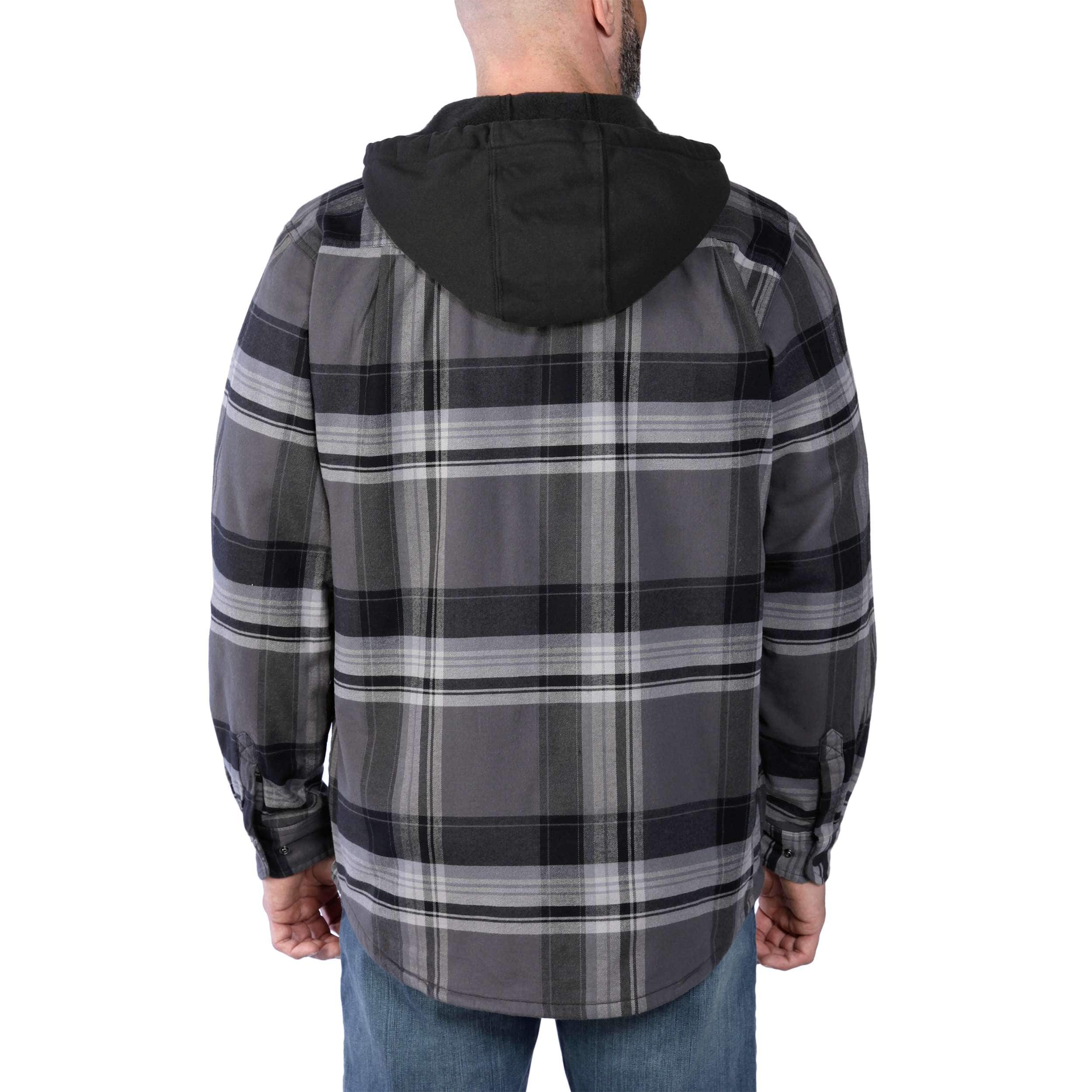 Additional thumbnail 2 of Rugged Flex™ Relaxed Fit Flannel Fleece Lined Hooded Shirt Jac