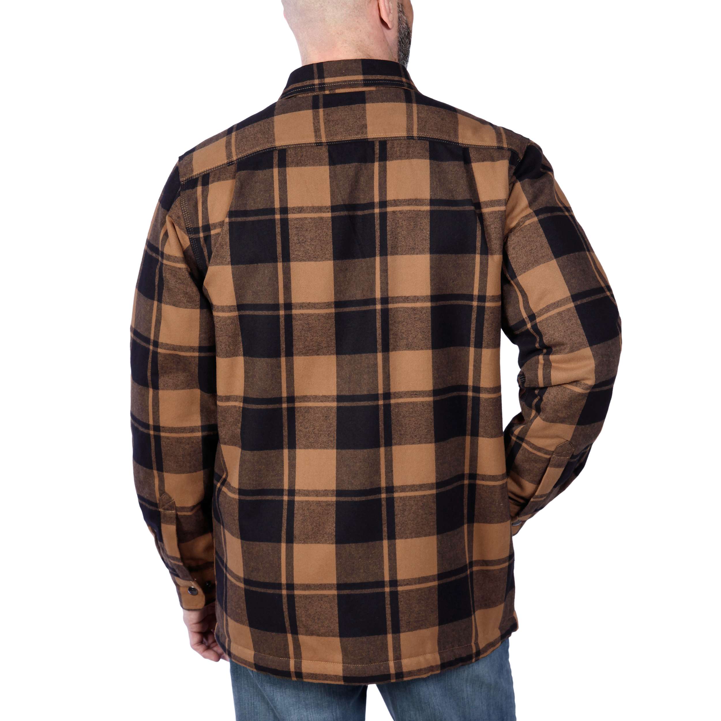 Additional thumbnail 5 of Relaxed Fit Heavyweight Flannel Sherpa-Lined Shirt Jac