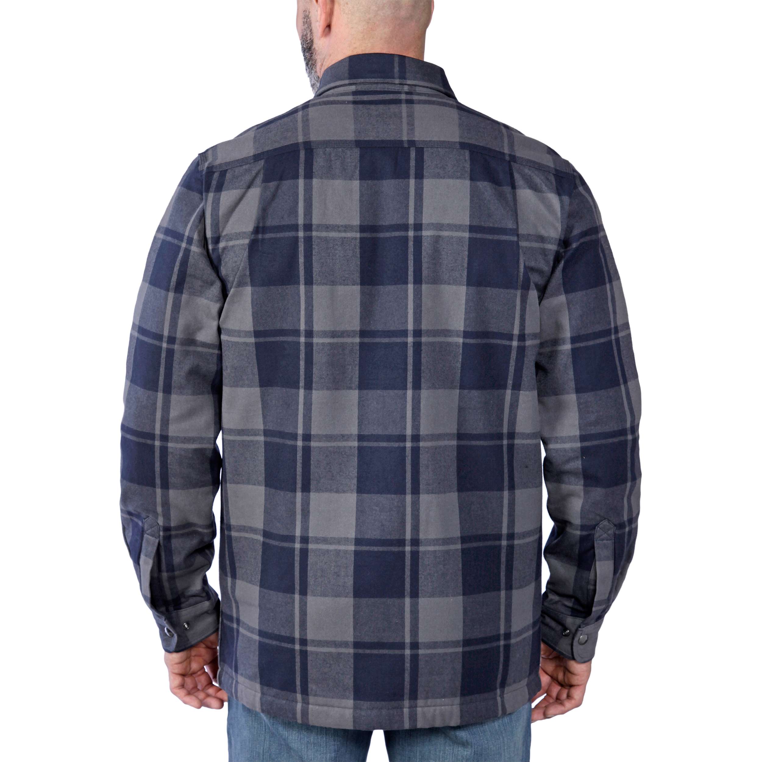 Additional thumbnail 4 of Relaxed Fit Heavyweight Flannel Sherpa-Lined Shirt Jac