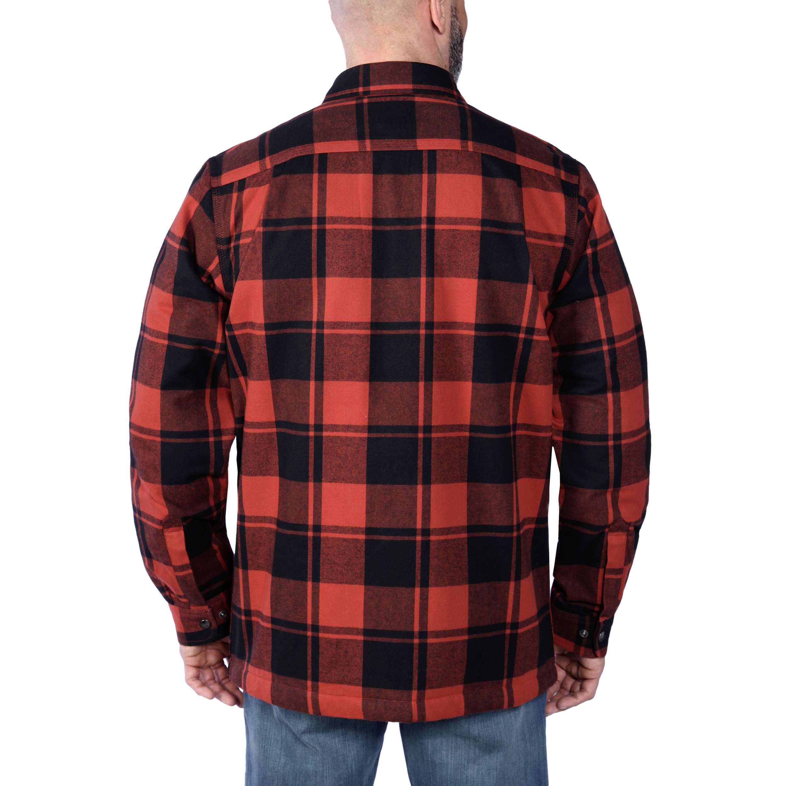 Additional thumbnail 2 of Relaxed Fit Heavyweight Flannel Sherpa-Lined Shirt Jac