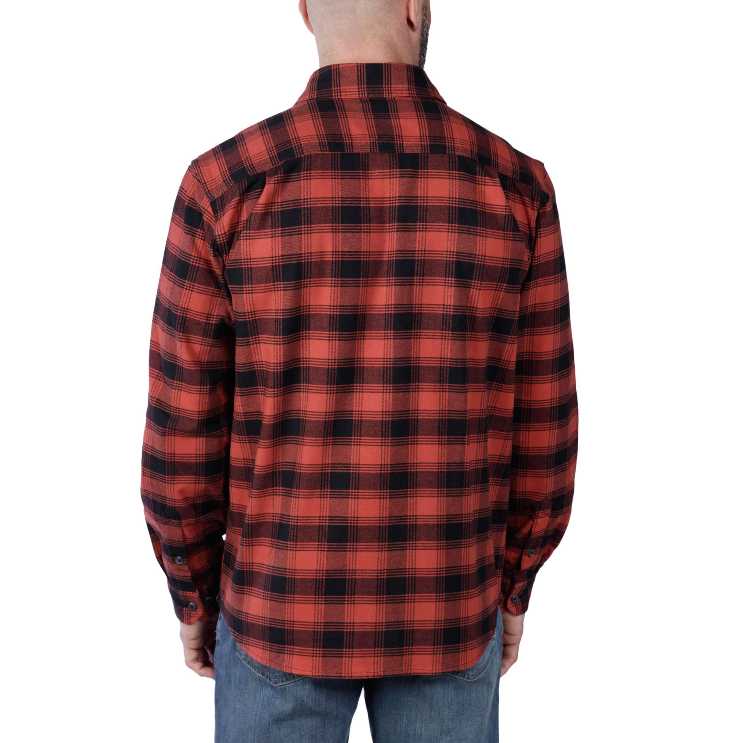 Additional thumbnail 3 of Rugged Flex™ Relaxed Fit Midweight Flannel Long-Sleeve Plaid Shirt