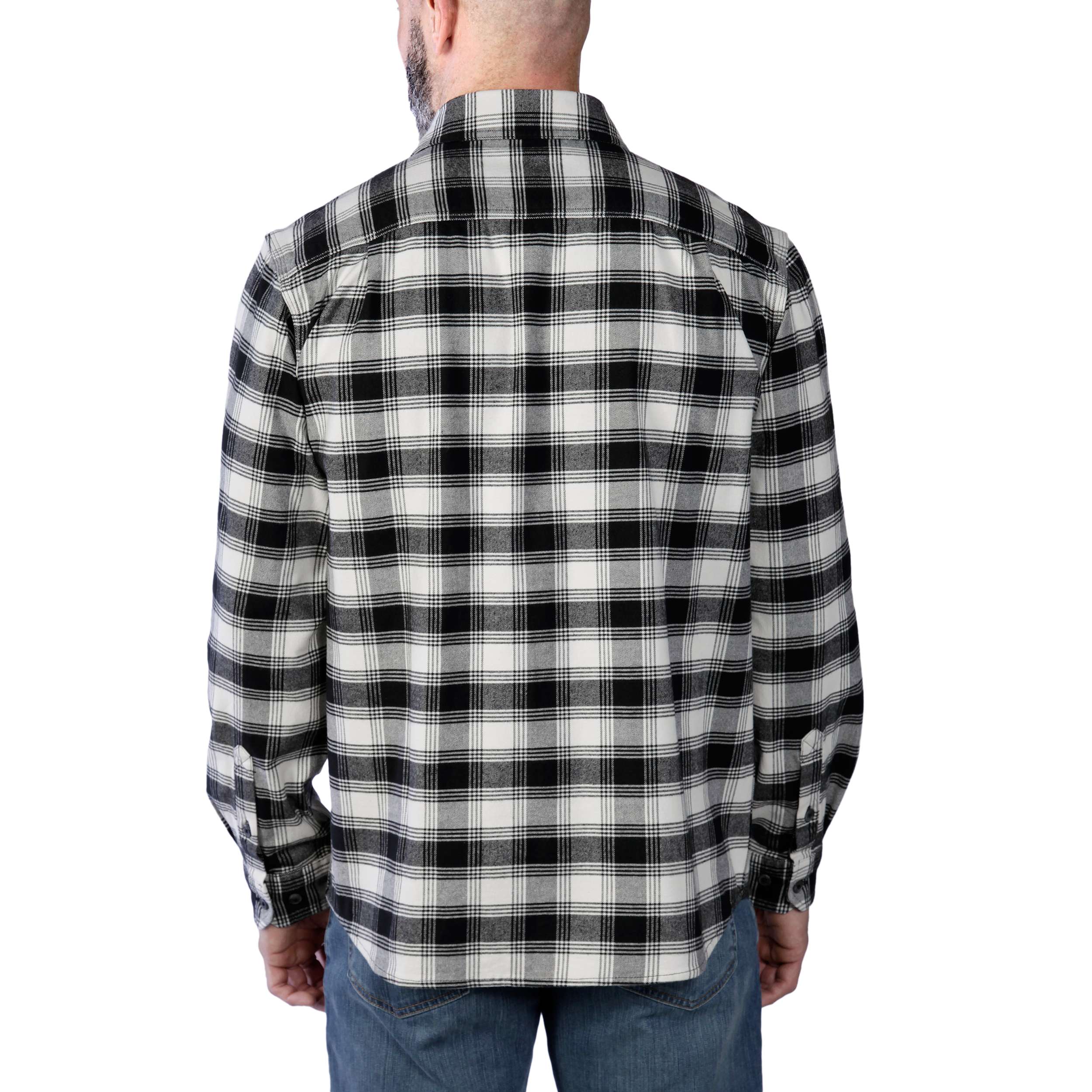 Additional thumbnail 2 of Rugged Flex™ Relaxed Fit Midweight Flannel Long-Sleeve Plaid Shirt