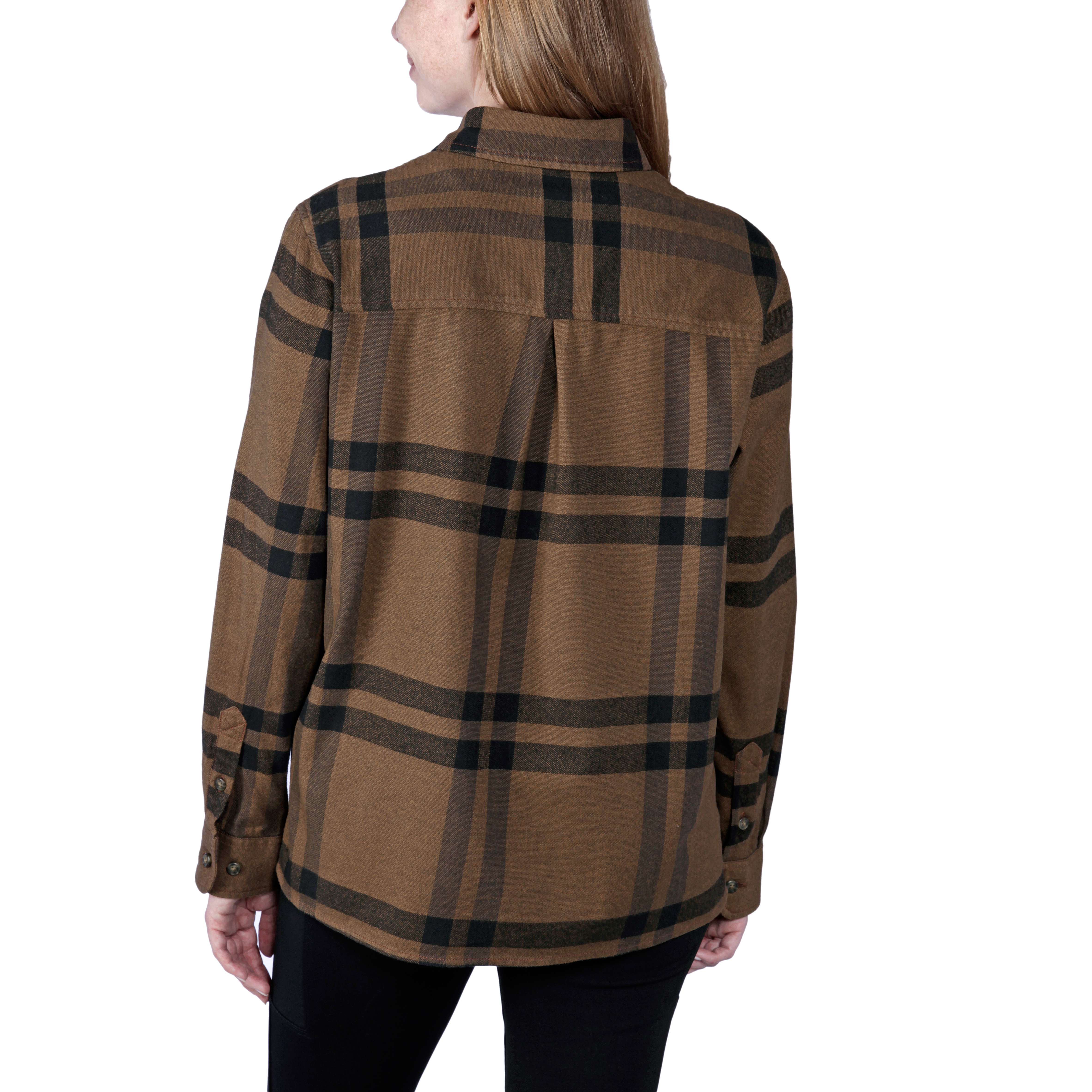 Additional thumbnail 3 of Rugged Flex™ Loose Fit Midweight Flannel Long-Sleeve Plaid Shirt