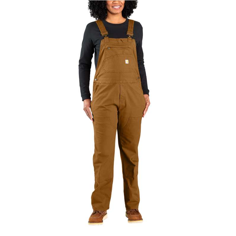 Carhartt  Carhartt Brown Loose Fit Canvas Bib Overall