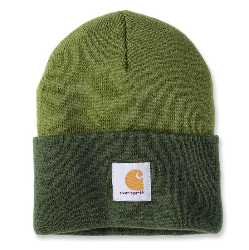 Carhartt  Light Moss Knit Cuffed Two-Tone Beanie