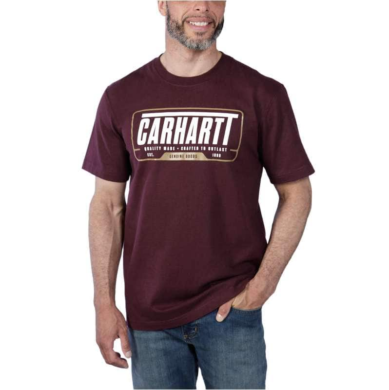 Carhartt  Port Relaxed Fit Heavyweight Short-Sleeve Graphic T-Shirt