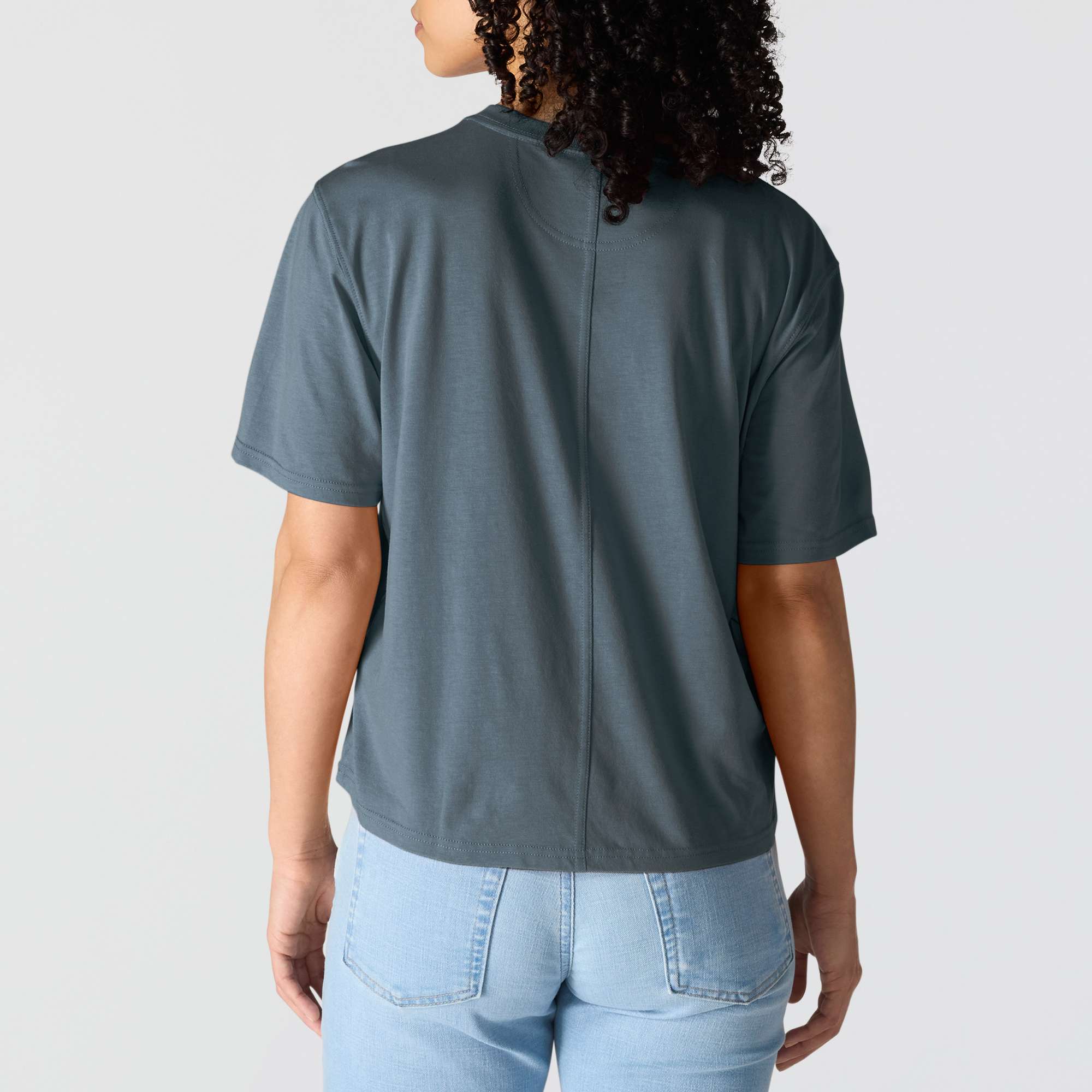 Additional thumbnail 4 of Locker geschnittenes T-Shirt aus der TENCEL™ Fiber-Serie