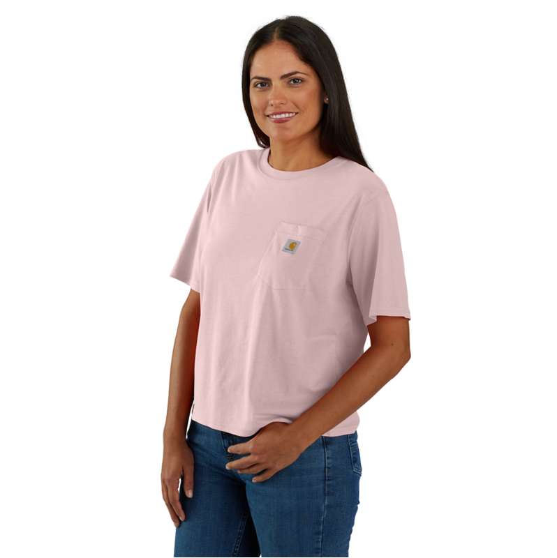 Carhartt  Soft Rose Loose Fit Lightweight Short-Sleeve Crewneck T-Shirt