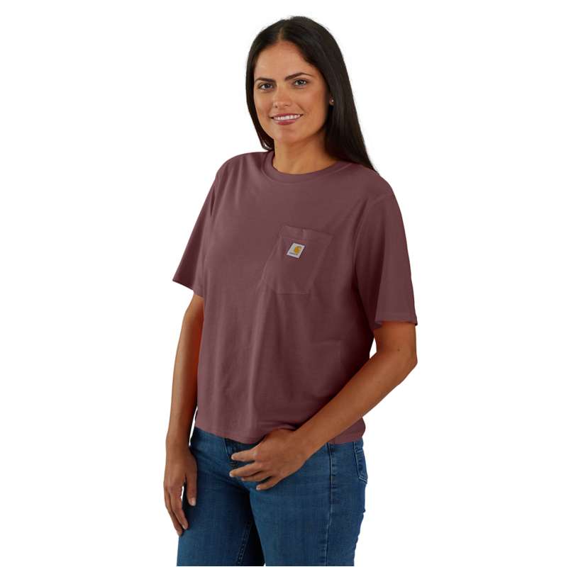 Carhartt  Barnwood Loose Fit Lightweight Short-Sleeve Crewneck T-Shirt