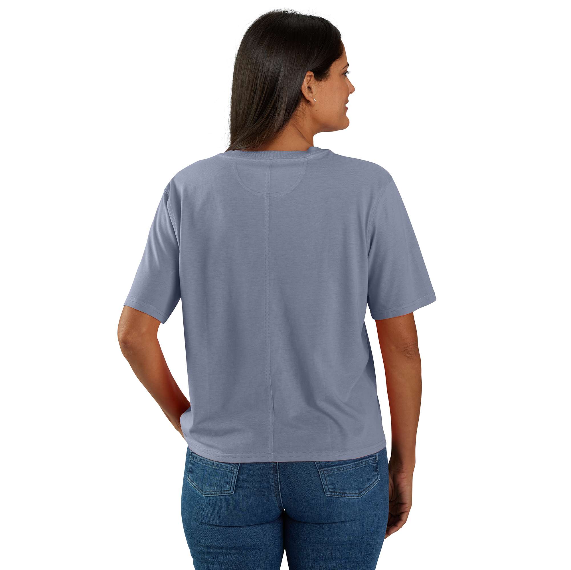 Additional thumbnail 2 of Loose Fit Lightweight Short-Sleeve Crewneck T-Shirt