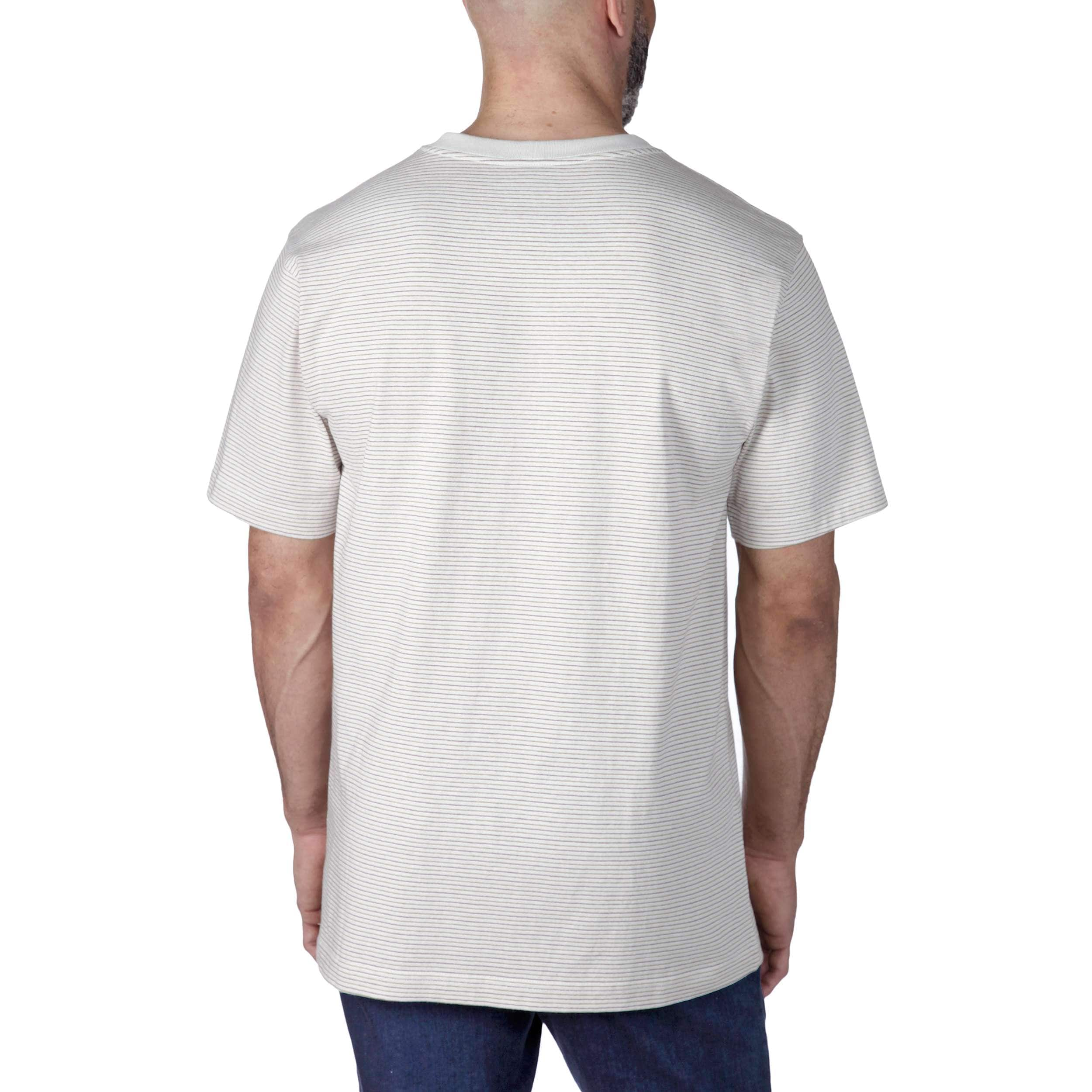 Additional thumbnail 1 of Relaxed Fit Heavyweight Short-Sleeve Pocket Stripe T-Shirt