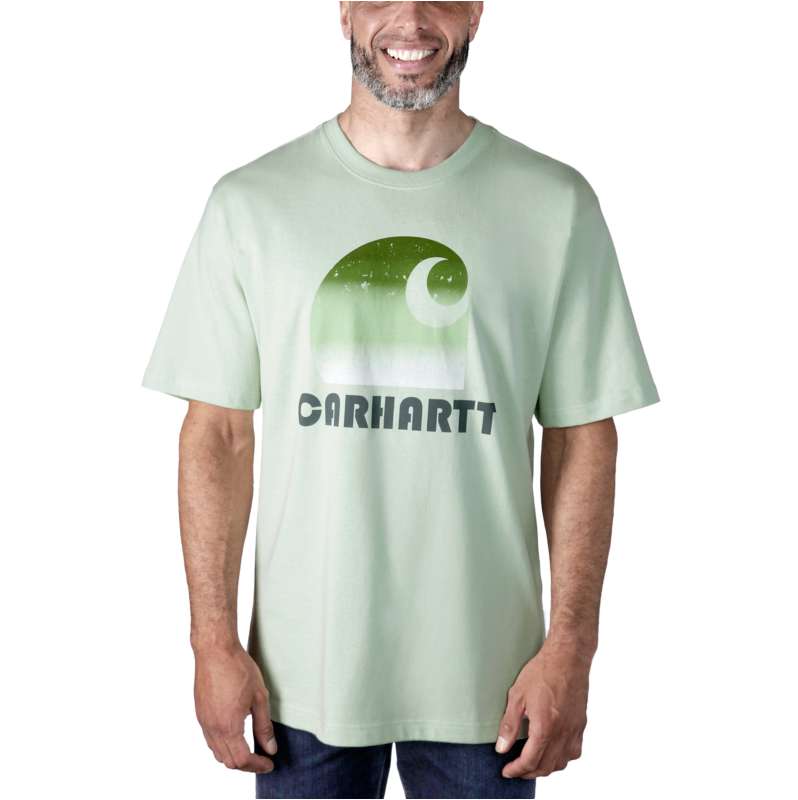 Carhartt  Tender Greens Relaxed Fit Heavyweight Short-Sleeve C Graphic T-Shirt