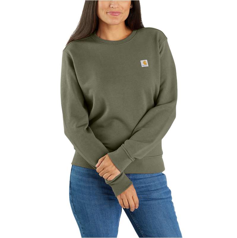 Carhartt  Dusty Olive Relaxed Fit Midweight French Terry Crewneck Sweatshirt