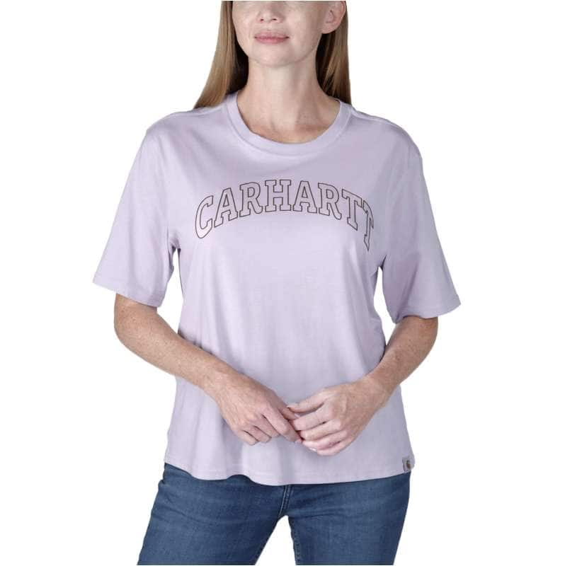 Carhartt  Lilac Haze Loose Fit Lightweight Short-Sleeve Carhartt Graphic T-Shirt