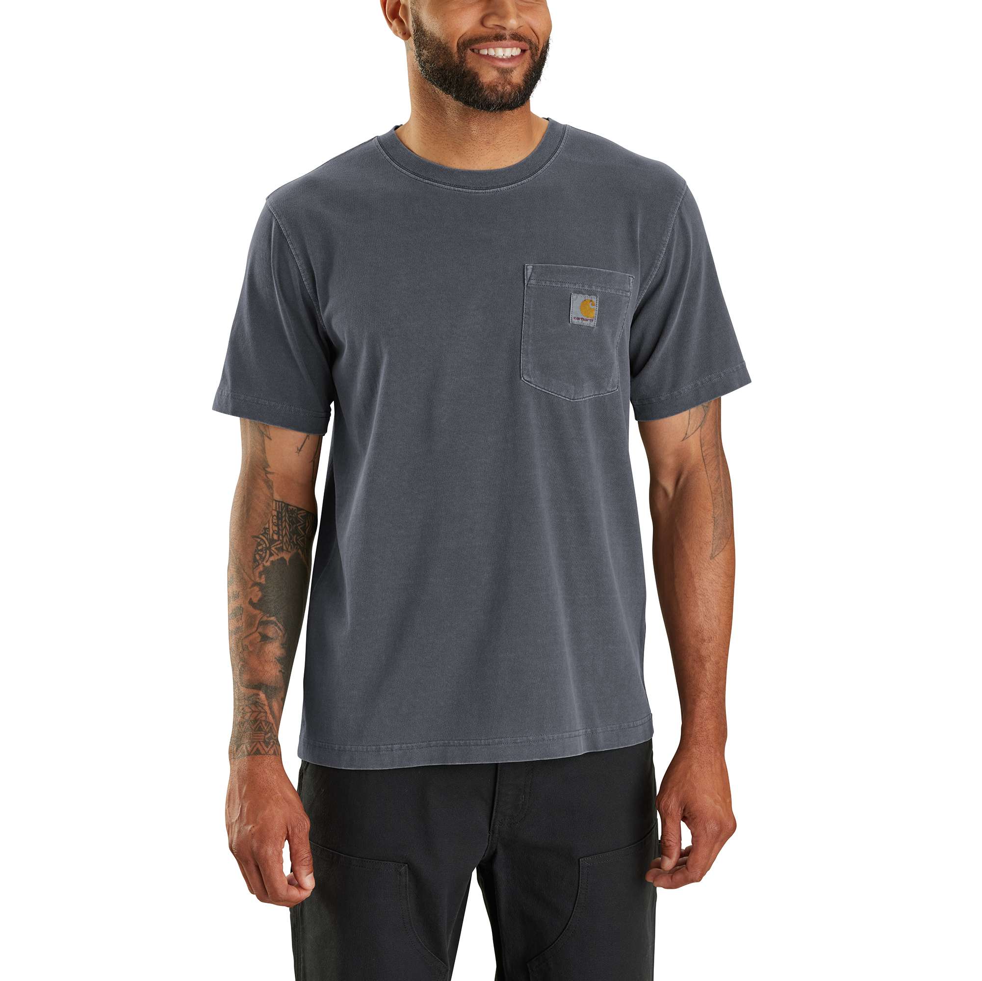 Additional thumbnail 1 of Relaxed Fit Lightweight Short Sleeve Garment Dye Pocket T-Shirt