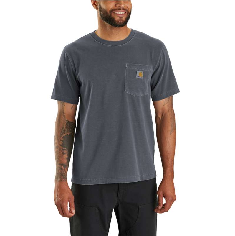 Carhartt  Shadow Relaxed Fit Lightweight Short Sleeve Garment Dye Pocket T-Shirt