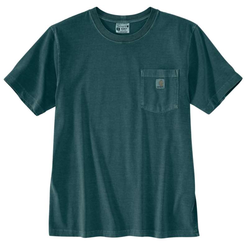 Carhartt  Greenstone Relaxed Fit Lightweight Short Sleeve Garment Dye Pocket T-Shirt
