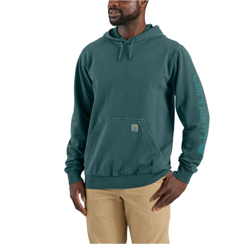 Carhartt  Greenstone Durham Garment Dyed Logo Sweatshirt