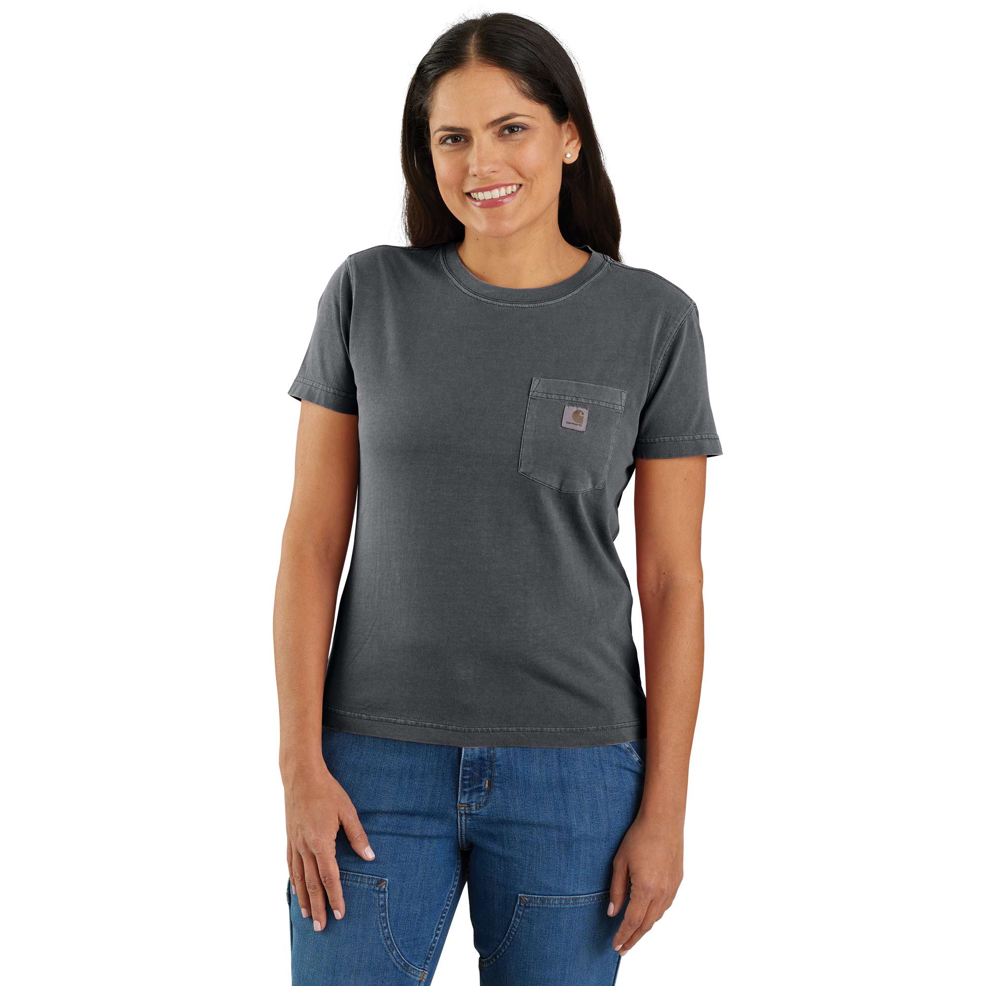 Additional thumbnail 1 of Relaxed Fit Lightweight Short Sleeve Garment Dye Pocket T-Shirt