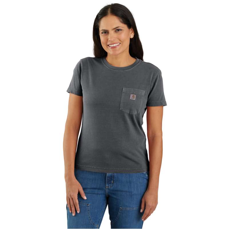 Carhartt  Shadow Relaxed Fit Lightweight Short Sleeve Garment Dye Pocket T-Shirt