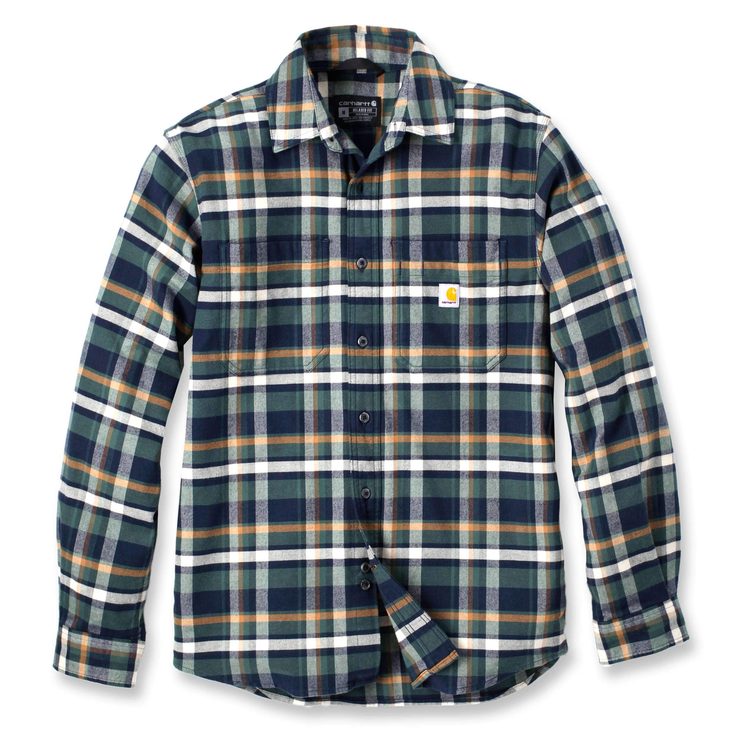 Additional thumbnail 1 of Rugged Flex™ Relaxed Fit Midweight Flannel Long-Sleeve Plaid Shirt