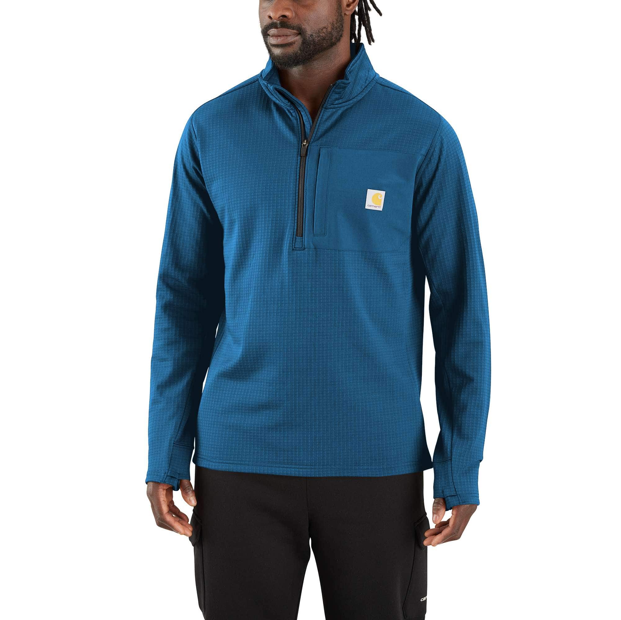 Additional thumbnail 1 of Carhartt Force Relaxed Fit Mock Neck Half-Zip T-Shirt