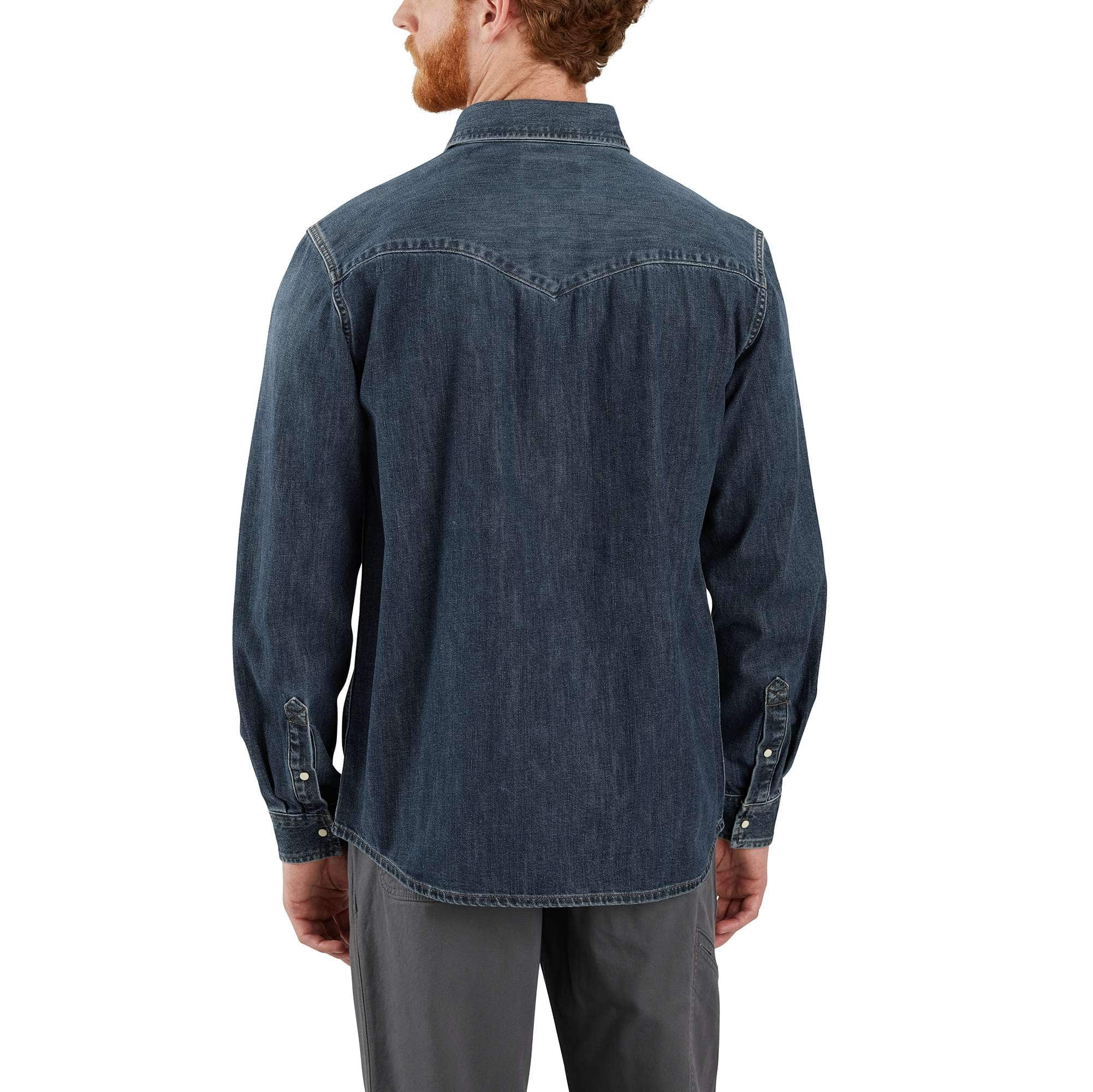 Additional thumbnail 2 of Montana Relaxed Fit Midweight Denim Long-Sleeve Snap Front Shirt