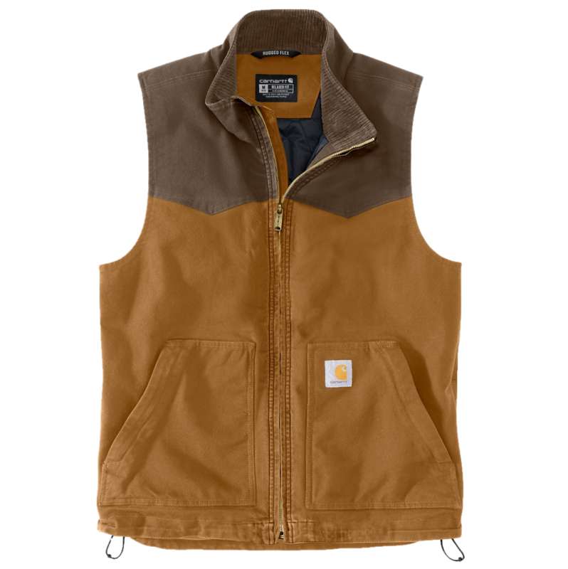 Carhartt  Carhartt Brown/Coffee Montana Rugged Flex™ Relaxed Fit Duck Vest