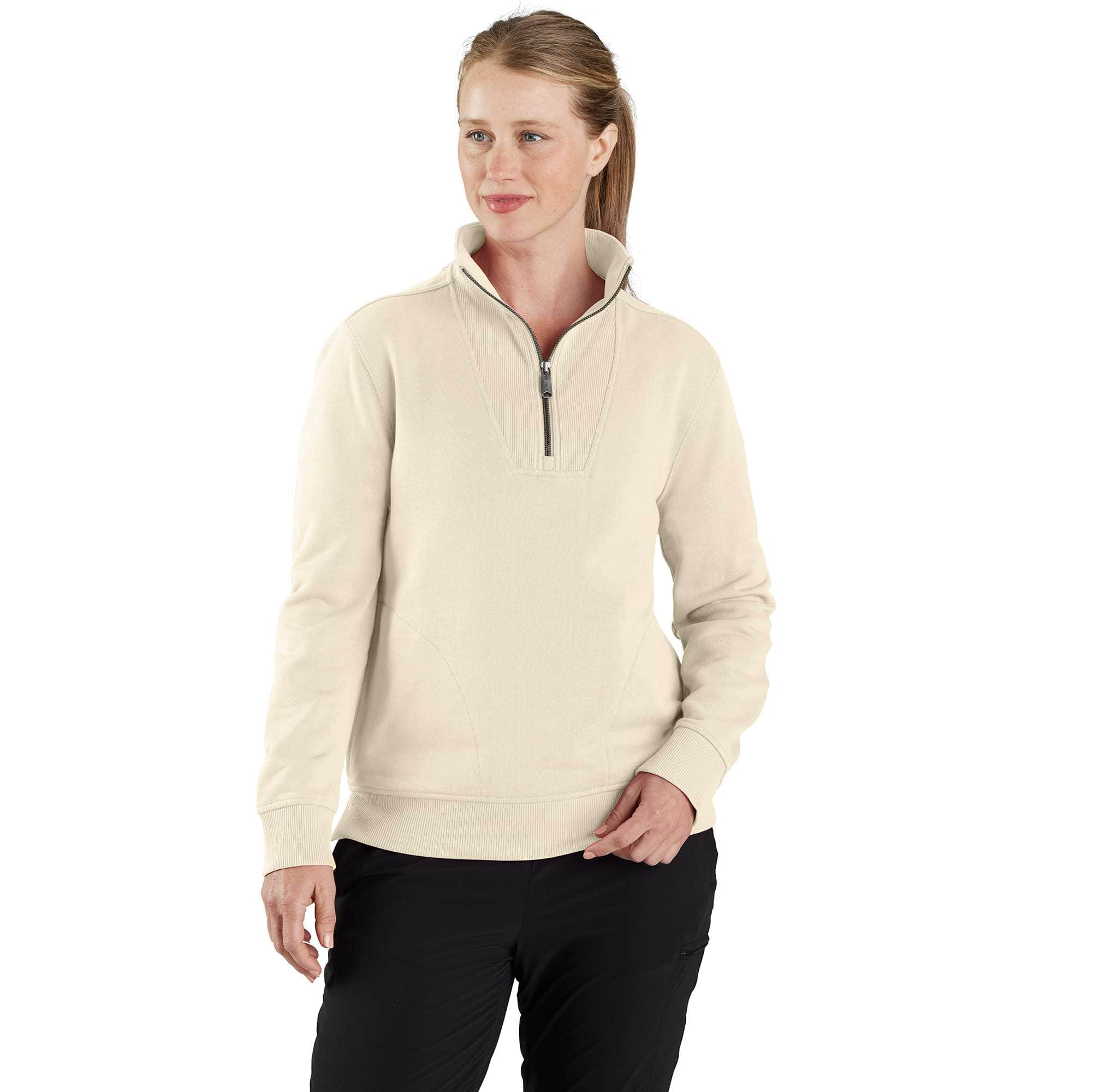 Additional thumbnail 1 of Relaxed Fit Midweight Half-Zip Sweatshirt