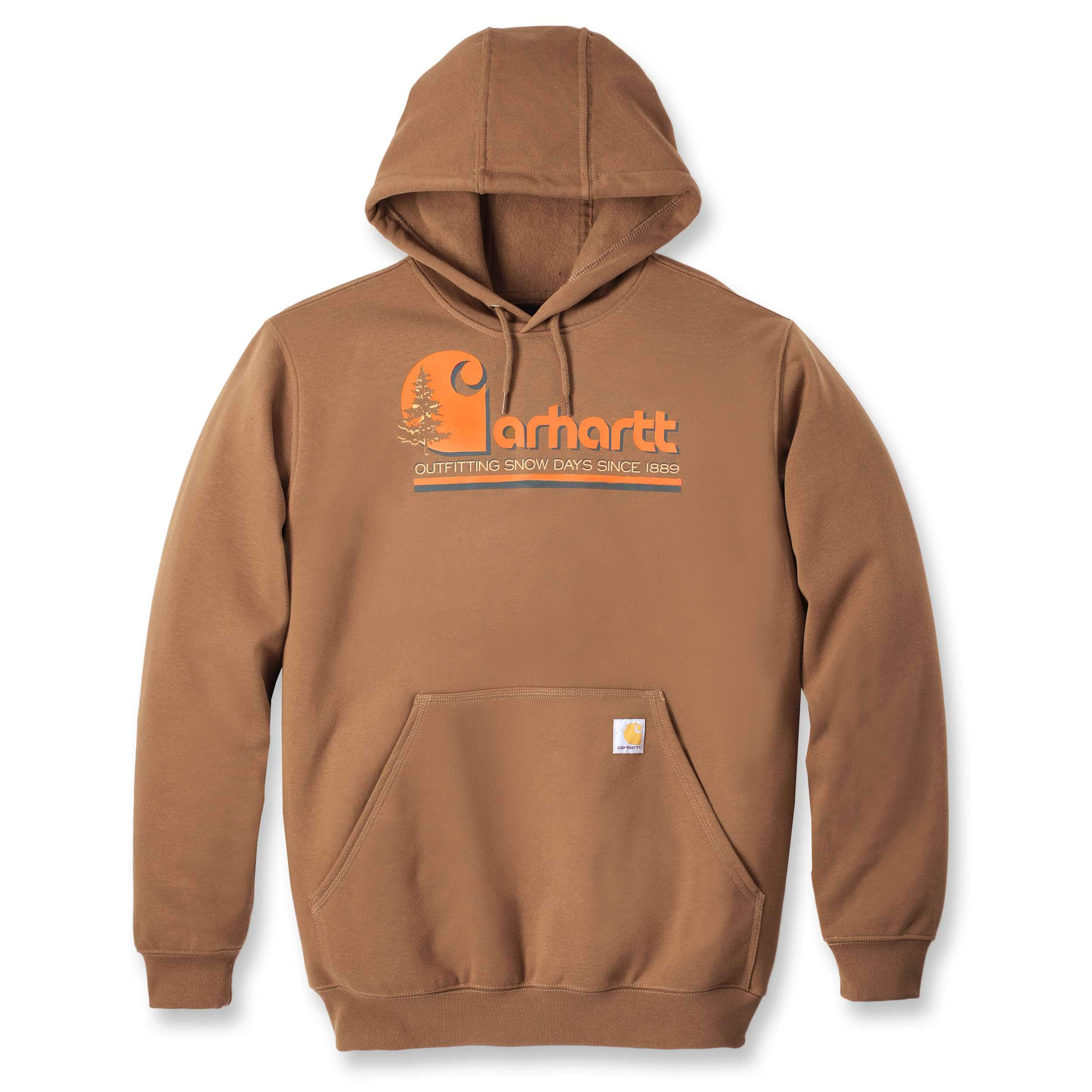 Additional thumbnail 1 of Loose Fit Midweight Graphic Hooded Sweatshirt