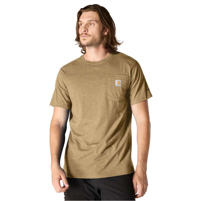 Carhartt  Sandstone Heather Carhartt Force™ Relaxed T-Shirt