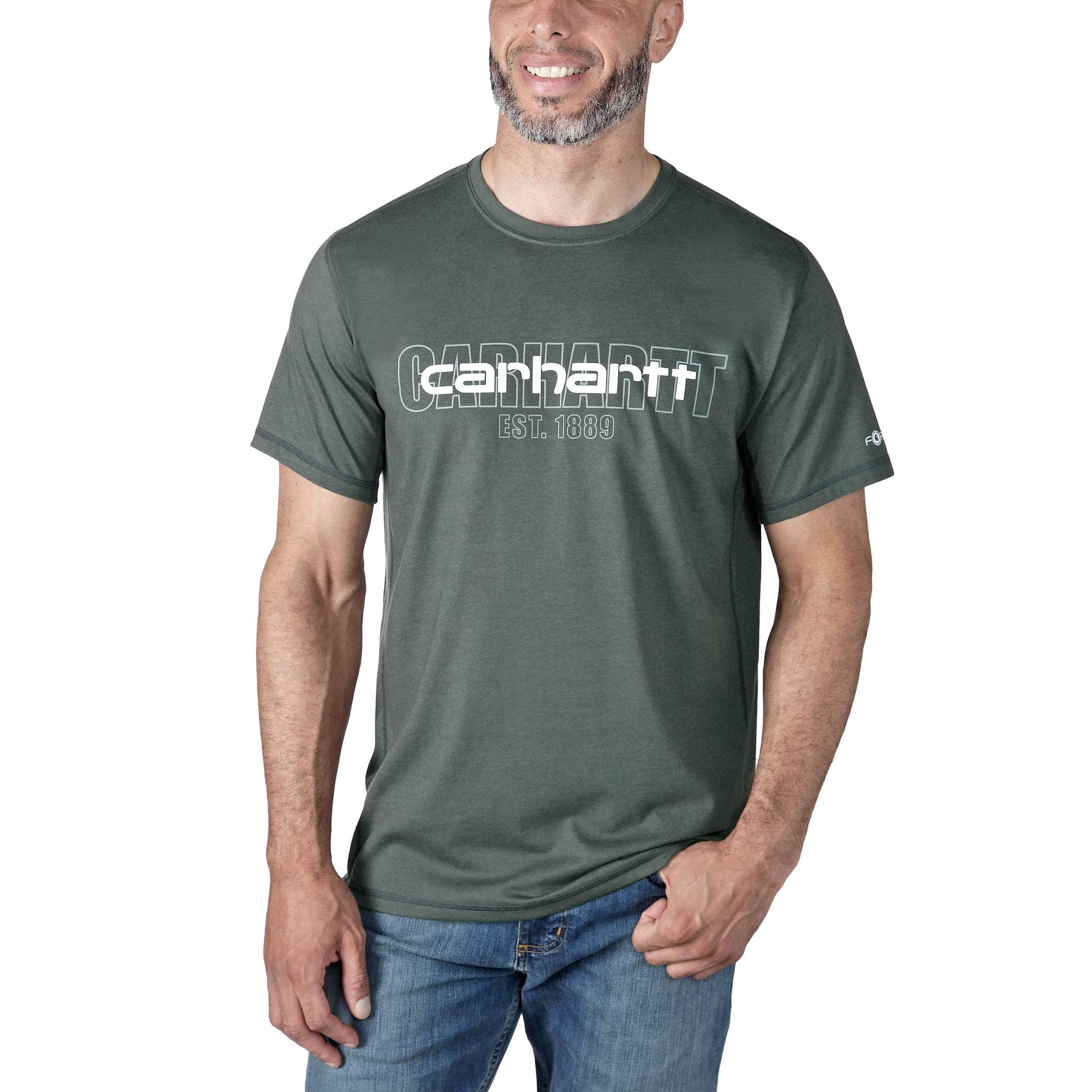 Additional thumbnail 1 of Carhartt Force™ Relaxed Fit Midweight Short-Sleeve Logo Graphic T-Shirt