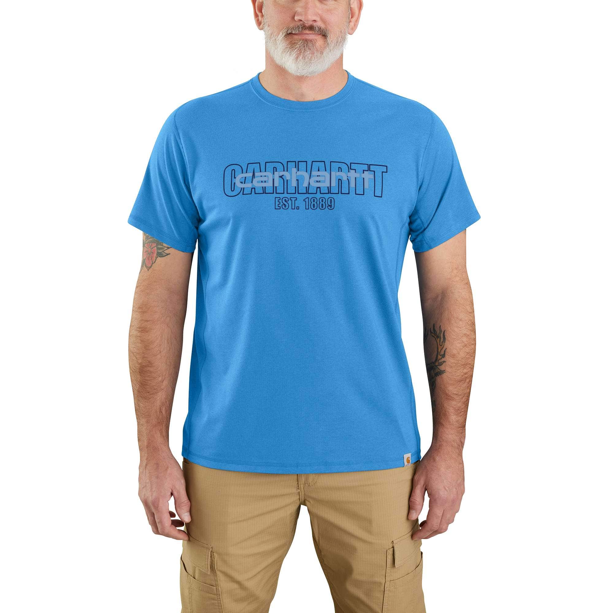 Additional thumbnail 1 of Carhartt Force™ Relaxed Fit Midweight Short-Sleeve Logo Graphic T-Shirt