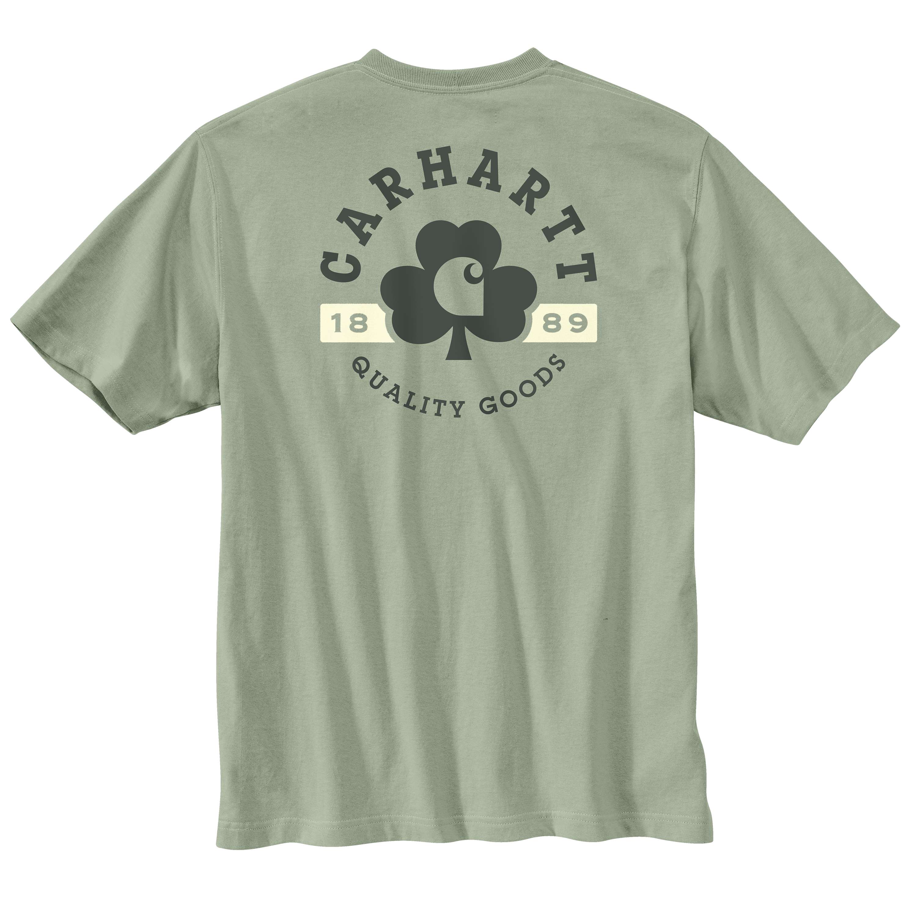 Additional thumbnail 2 of Relaxed Fit Heavyweight Short-Sleeve Pocket Shamrock Graphic T-Shirt