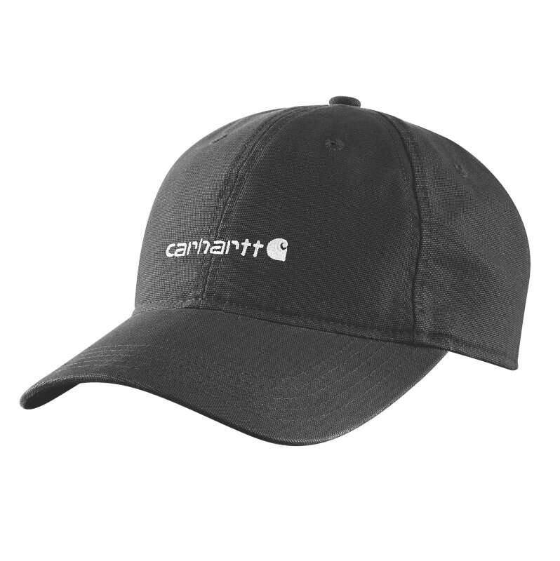 Carhartt  Black Canvas Embroidered Graphic Cap