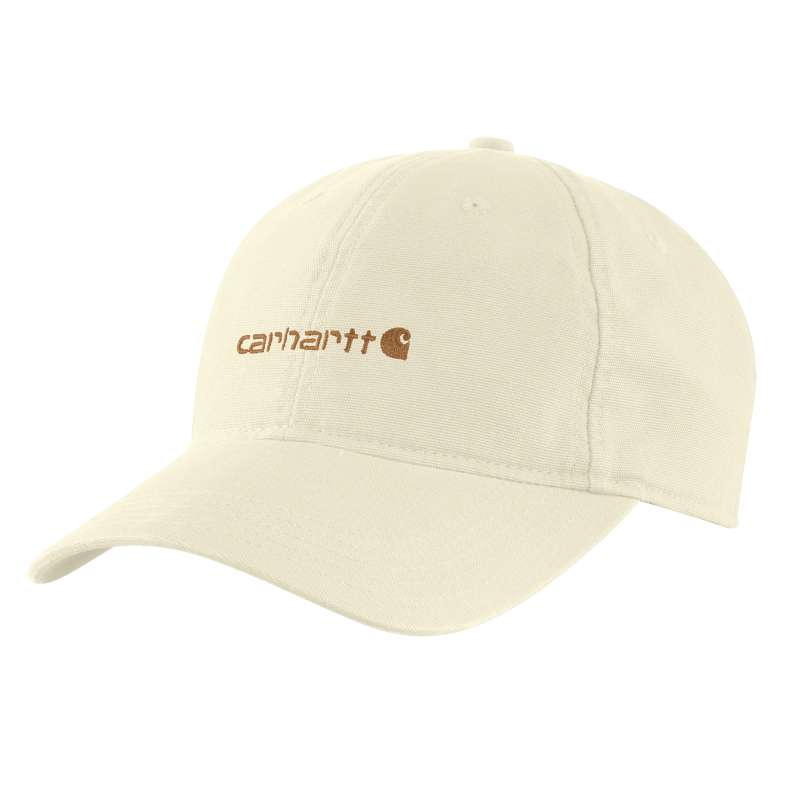 Carhartt  Undyed Ecru Canvas Embroidered Graphic Cap